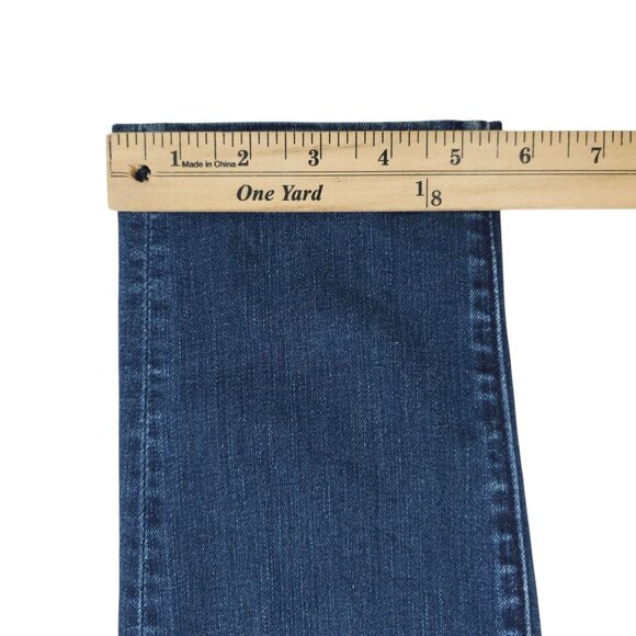 Loft Curvy Skinny Jeans Womens Size 30/10 Medium Wash Mid Rise Denim - Picture 6 of 15